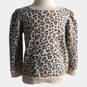 Grayson Mini Leopard Print Sweatshirt, size 3T